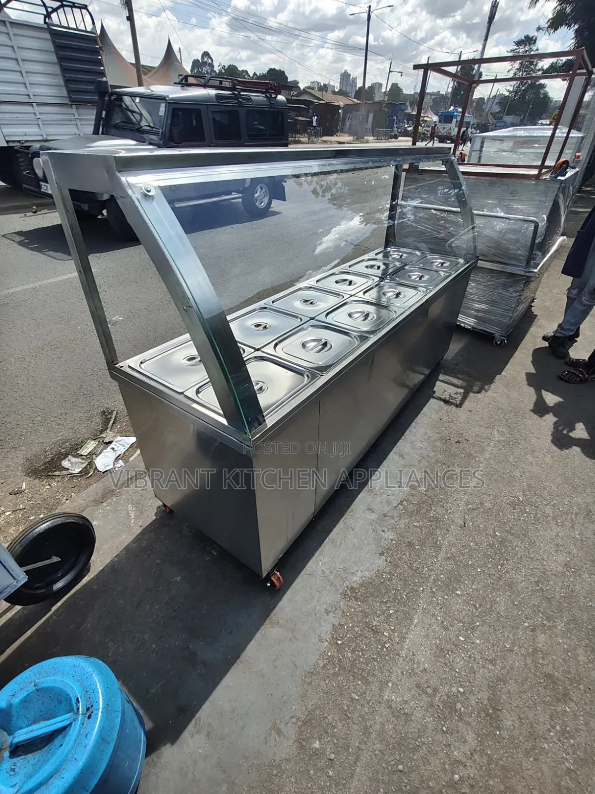 6‐Pan Electric Food Warmer – Commercial Bain Marie