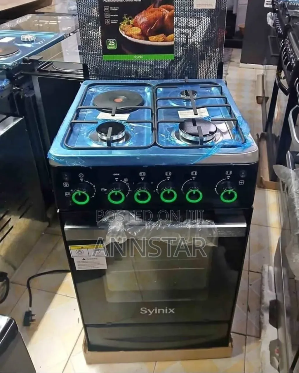Safety 3+1 50 by 55 Syinix Gas Cooker