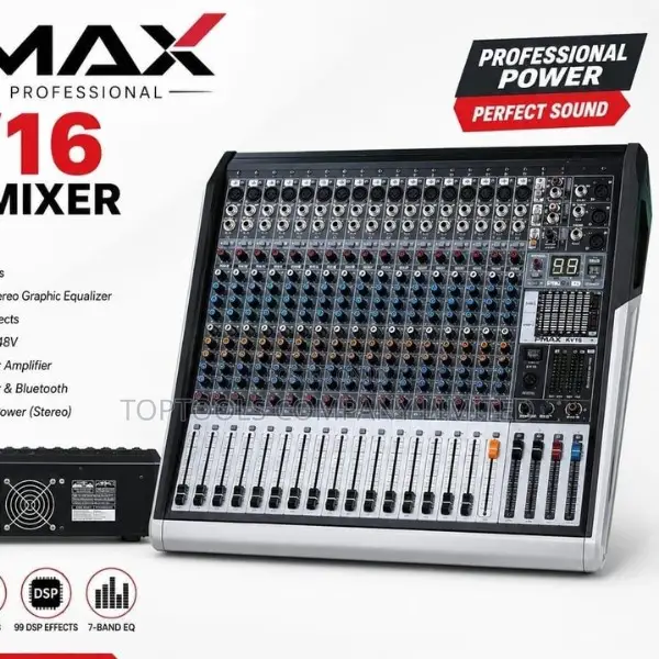 Pmax Kv16 Pro Audio Mixer 16channel