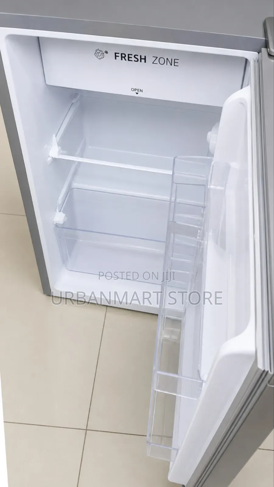 Hisense 94 Litres Single Door Refrigerator – Silver Finish