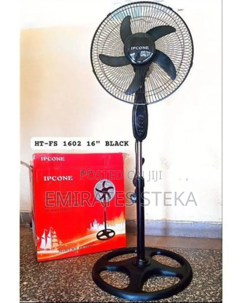 Ipcone Powerful Free Standing Fan 16 Inch