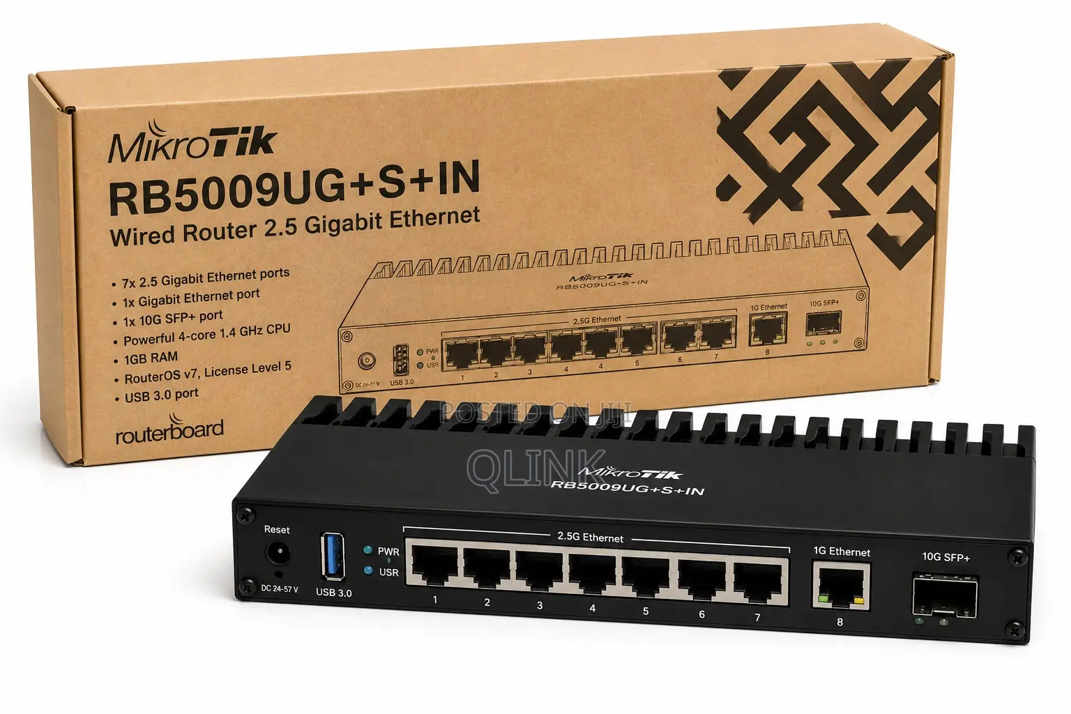 MikroTik RB5009UG+S+IN Wired Router 2.5 Gigabit Ethernet Black