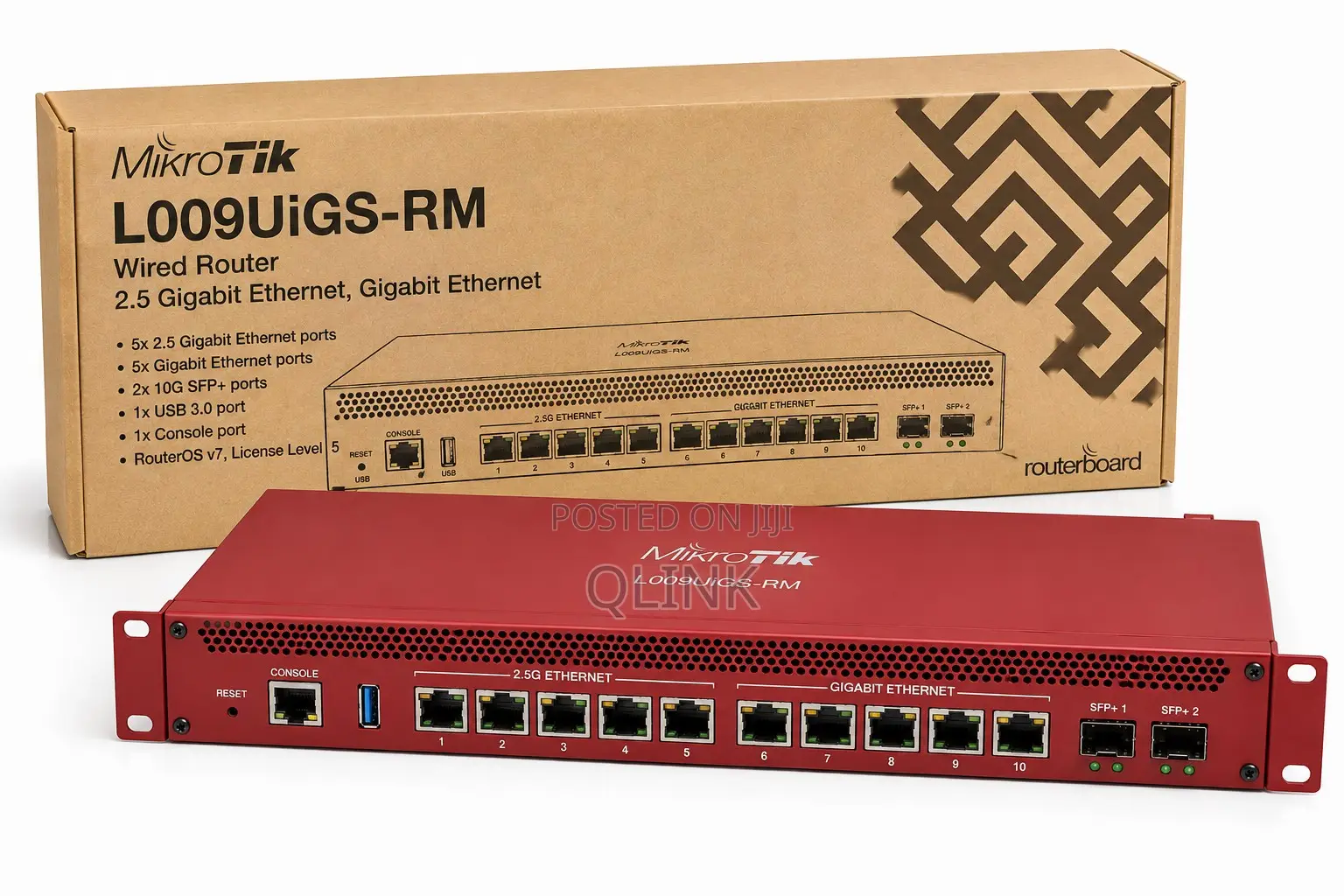 MikroTik L009UiGS-Rm Wired Router 2.5 Gigabit Ethernet,
