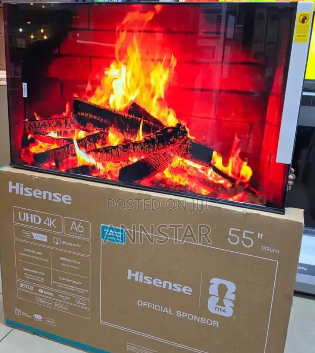 Frameless YouTube Hisense 55A6k 55 Inch 4 K UHD Smart Led TV