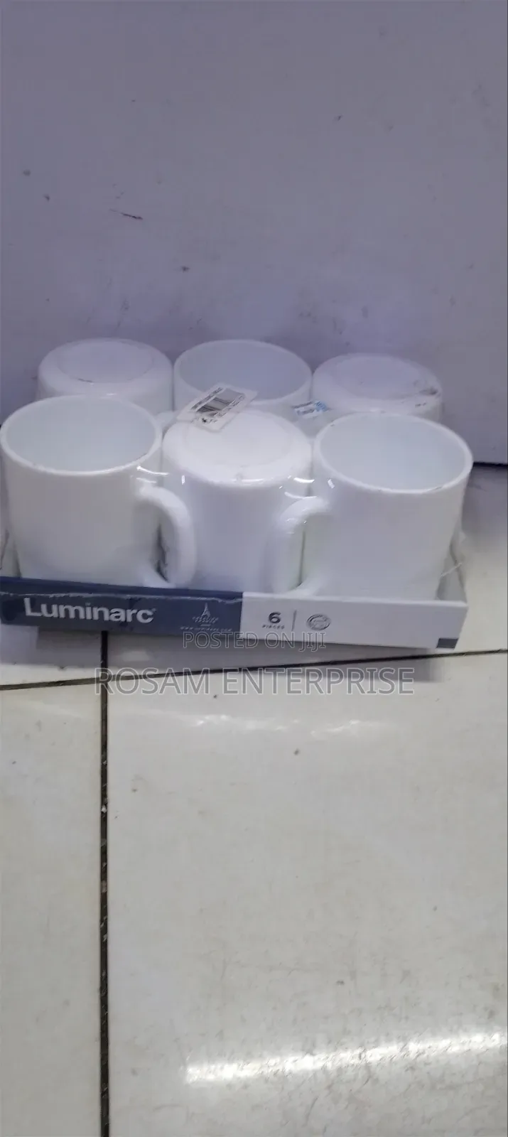 Set of 6pc Luminarc Mug