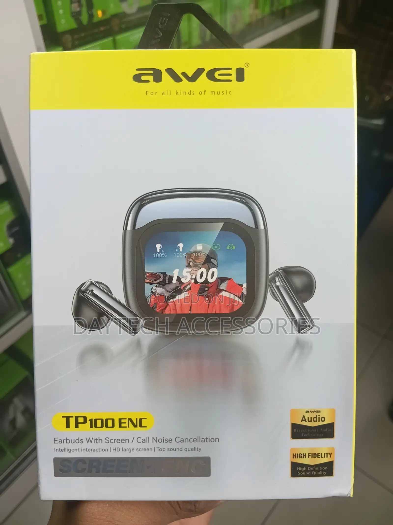 Awei TP100 ENC True Wireless Earbuds.
