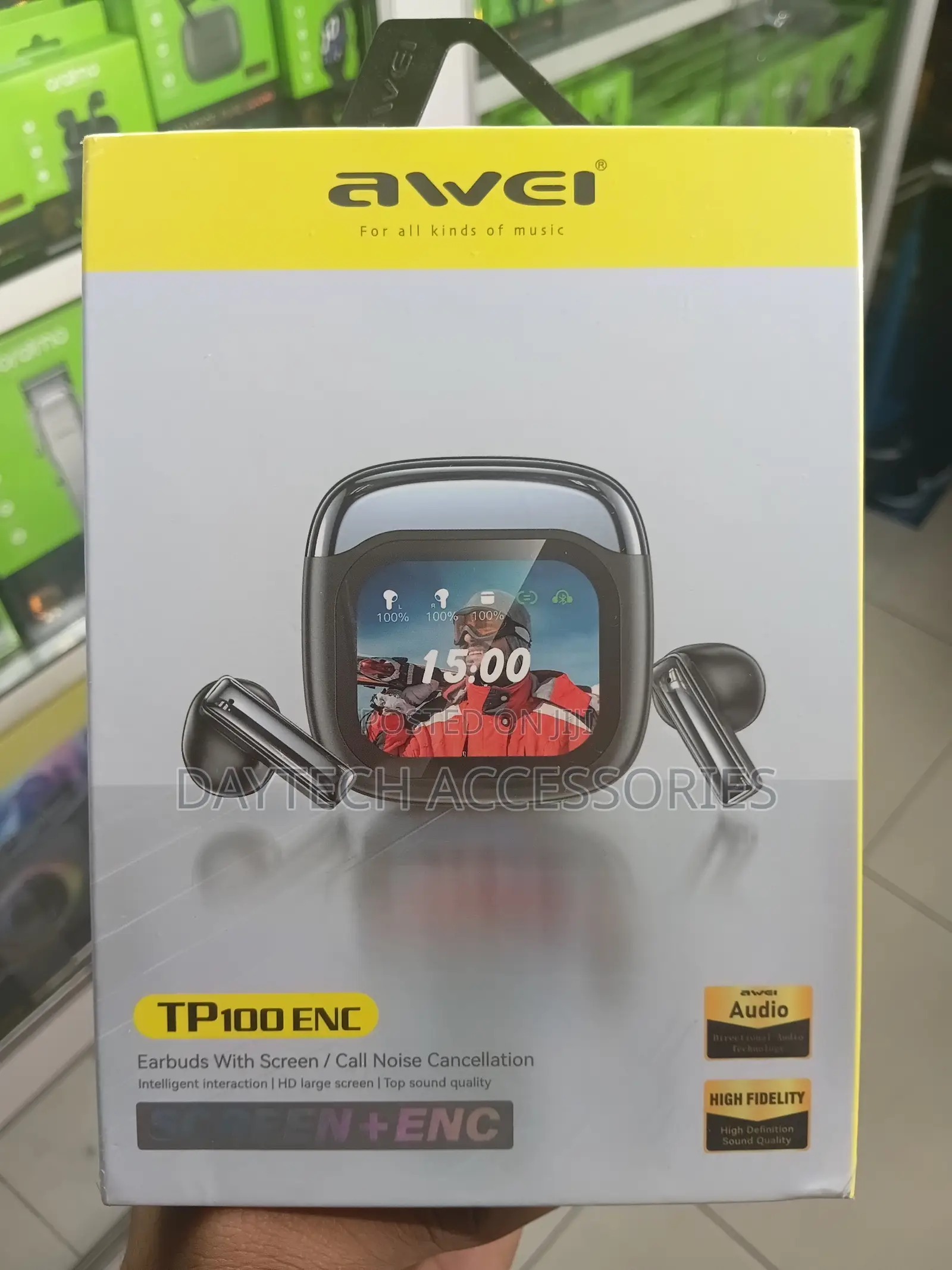 Awei TP100 ENC True Wireless Earbuds.