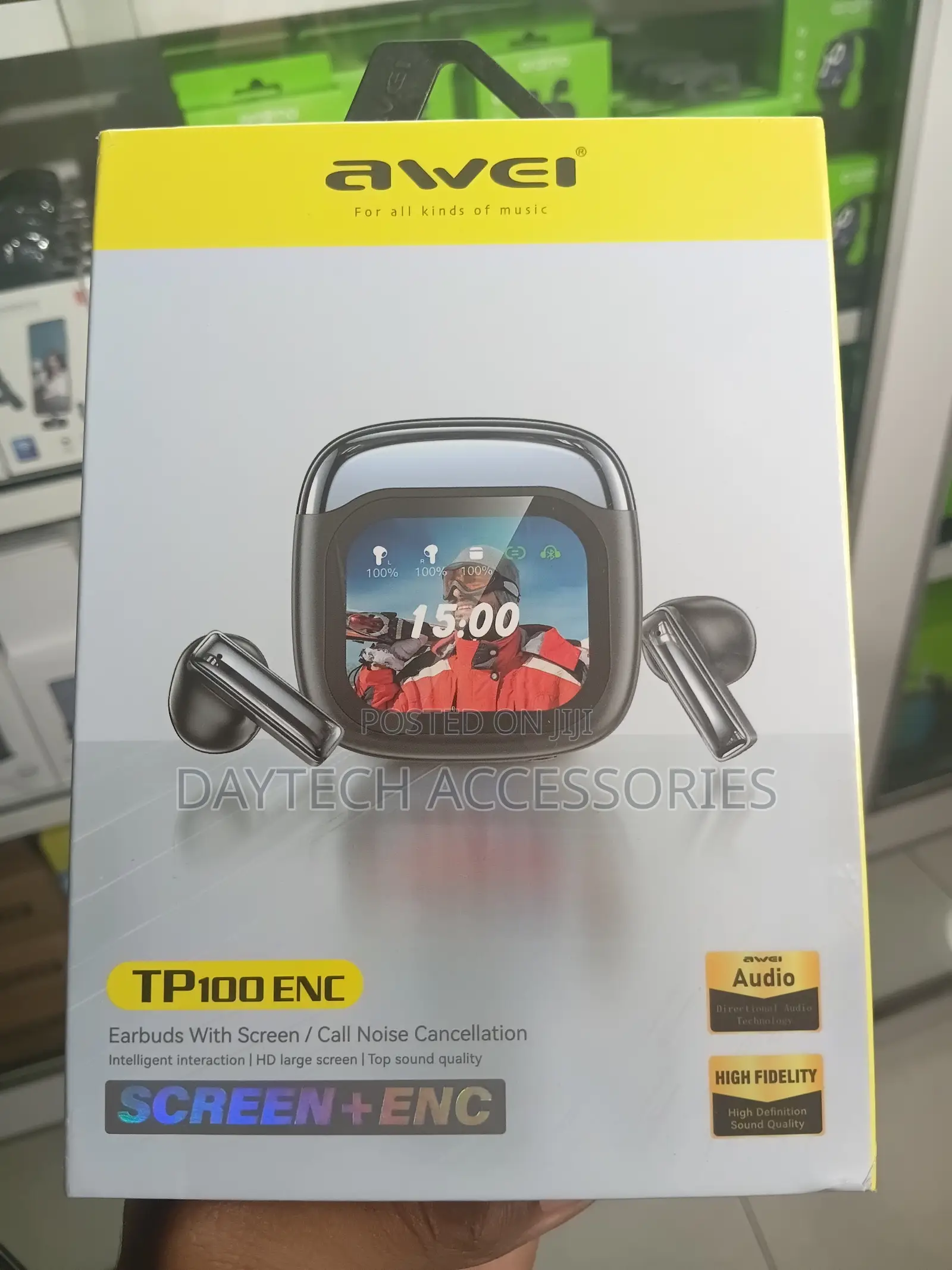 Awei TP100 ENC True Wireless Earbuds.