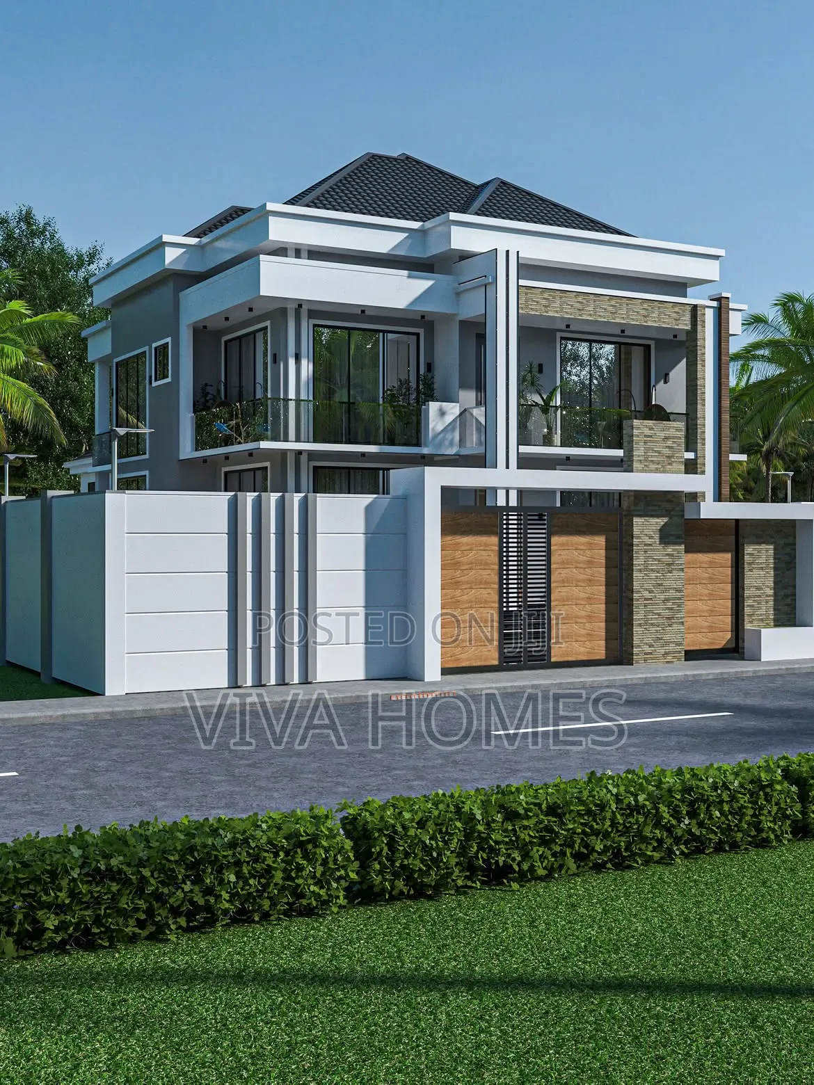 Modern 4-Bedroom House Design Is Thoughtfully Planned.
