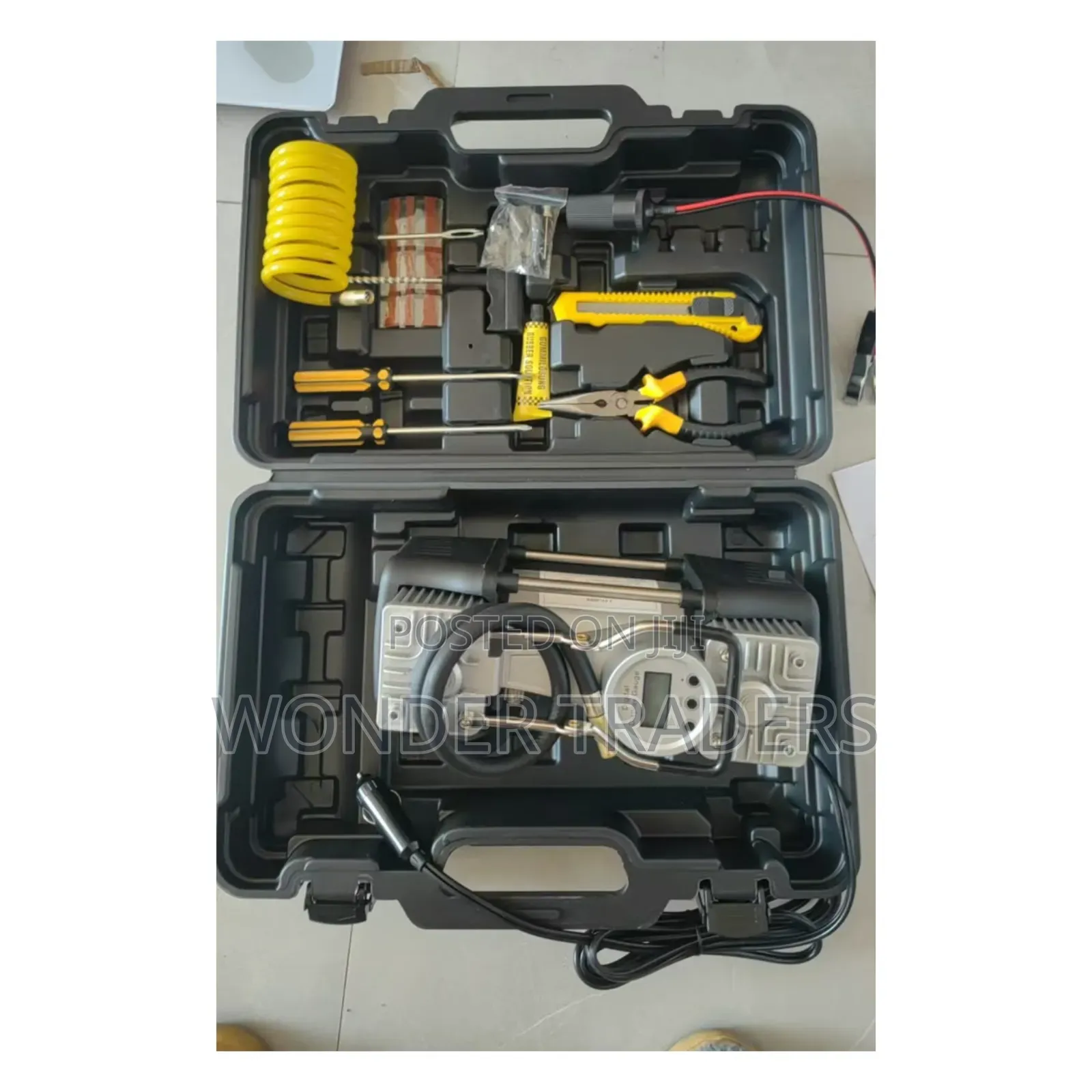 Portable (Digital Gauge)2-Cylinder Portable Air Compressor