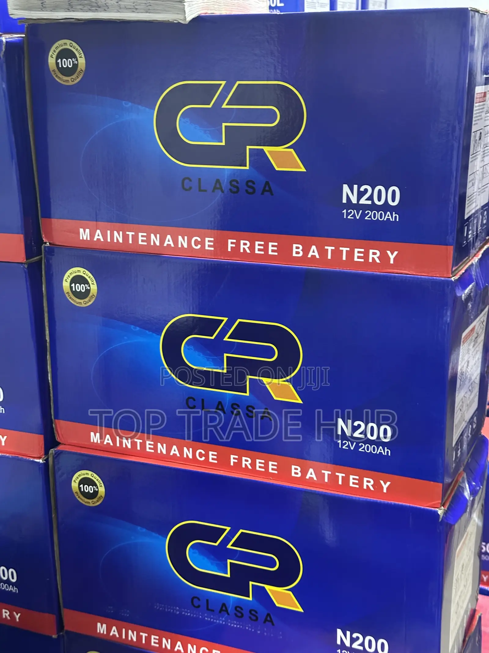 GR N200 200Ah Maintenance-Free Battery for Lorry Bus Heavy Machinery
