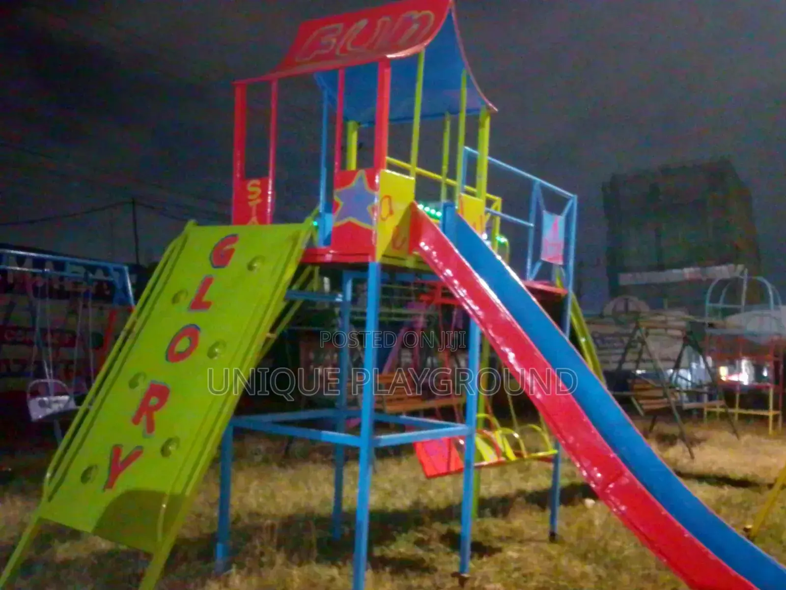 Outdoor Playground Sliders