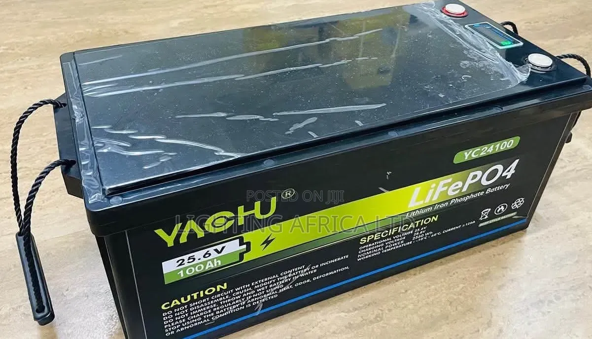 25.6v - 100Ah Lithium Ion Solar Battery Lifepo4 5 Years Warranty