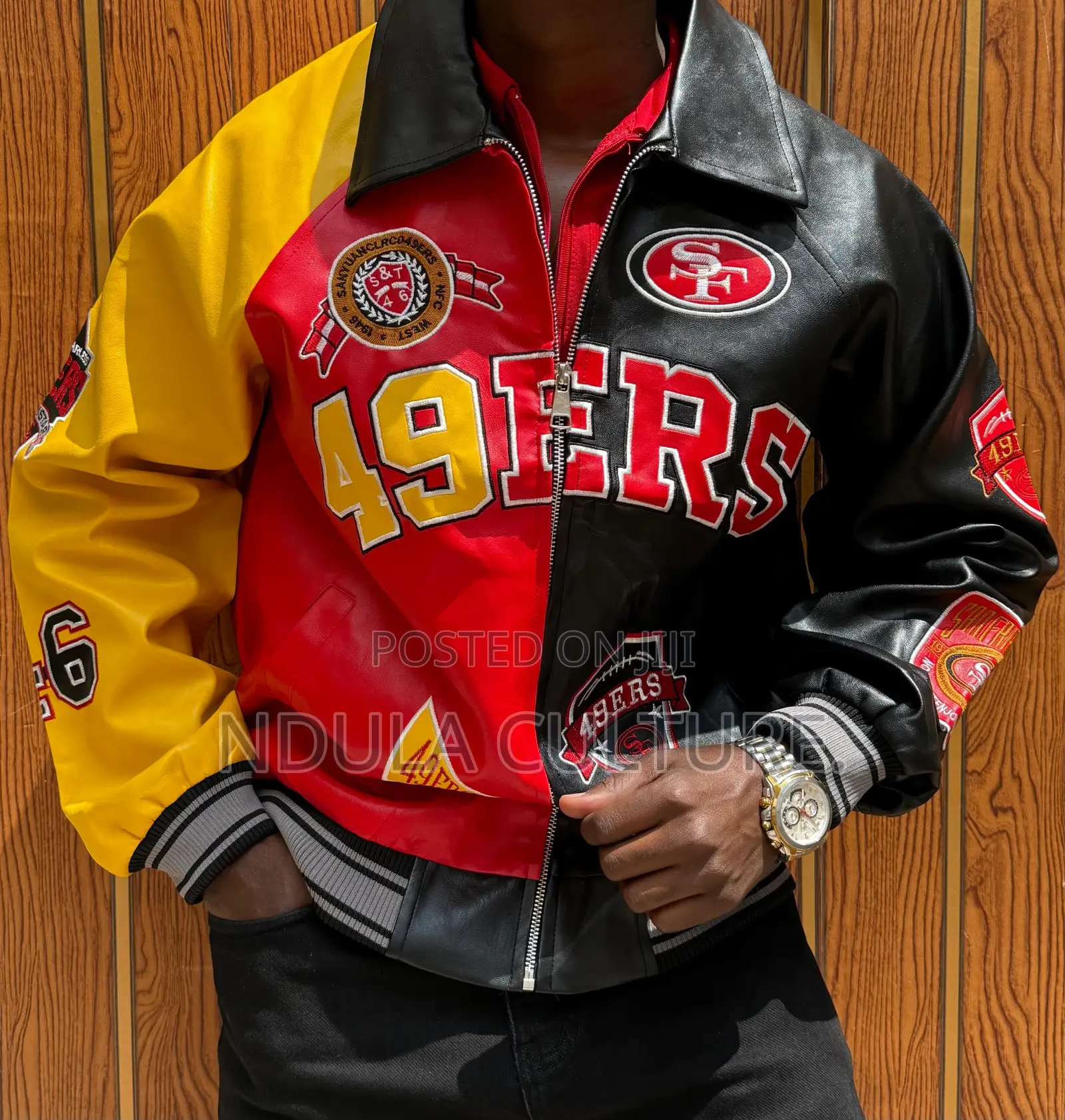 Chrome Baggy Leather Jackets