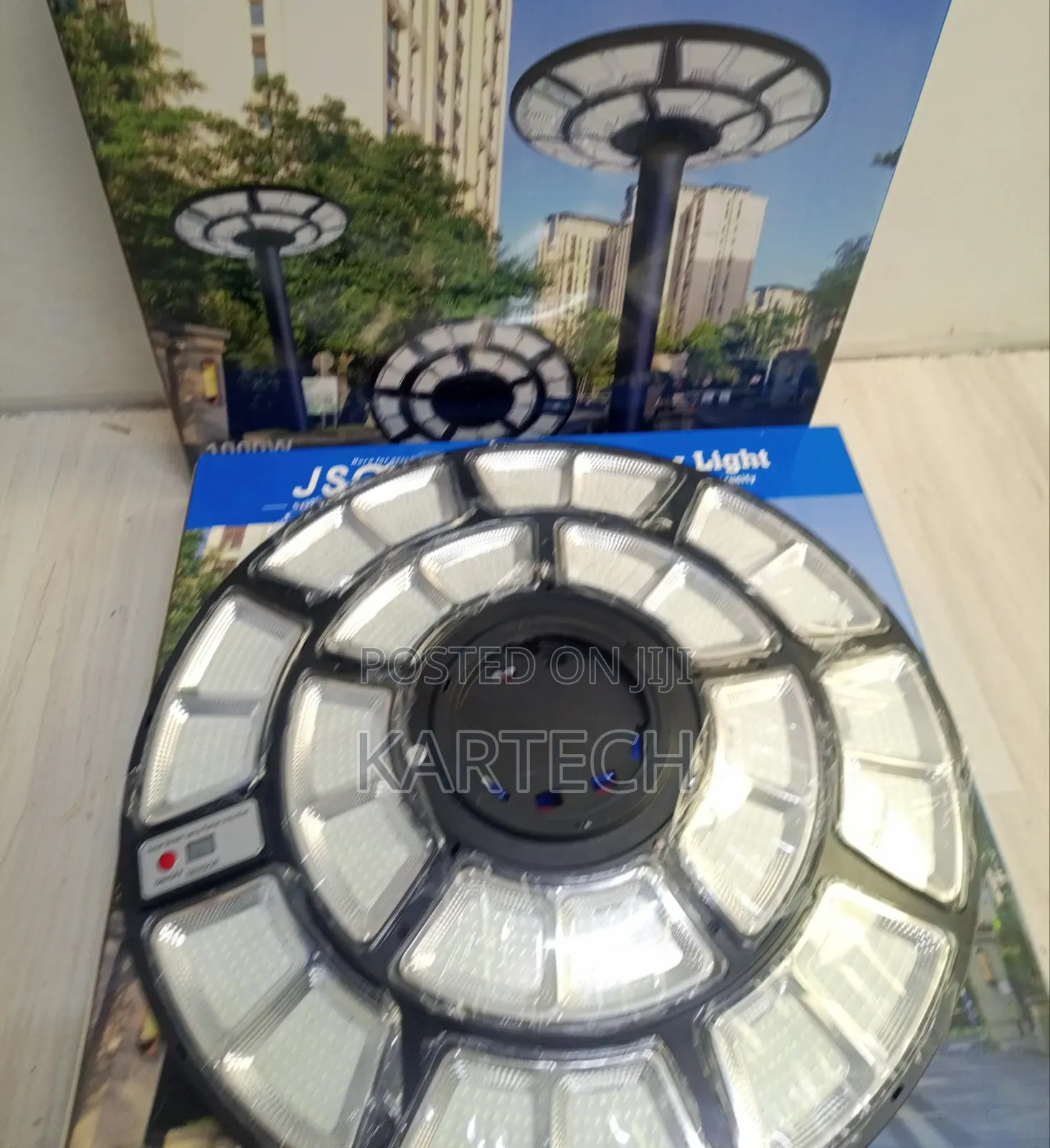JSOT 1000W Solar Powered LED Security Light – High Brightness Lamp
