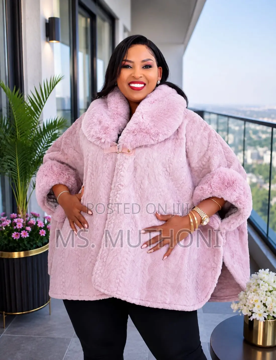 Free Size Warm Classy Soft Ponchos