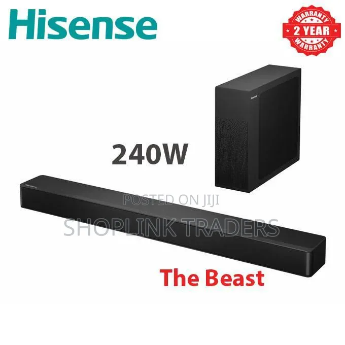 Hisense Hs2100 2.1Ch Soundbar With Dolby Audio