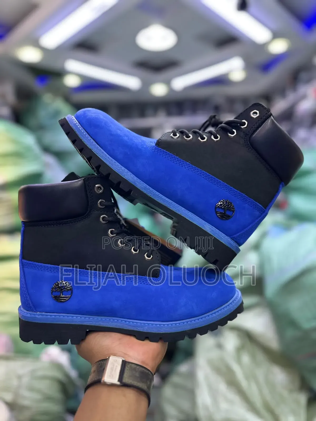 Timberland. “Blue Black ” Quality Leather Size 39-45