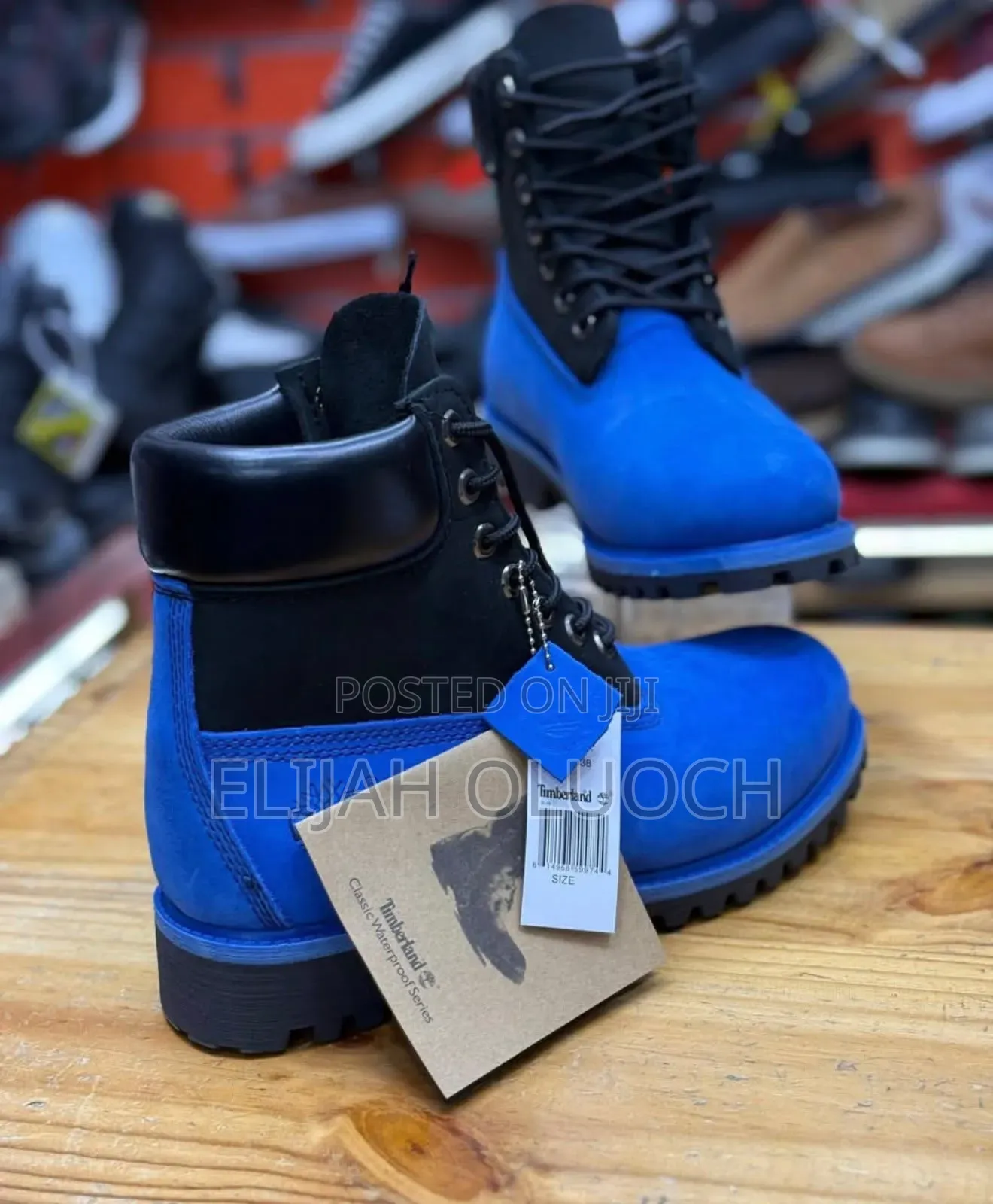 Timberland. “Blue Black ” Quality Leather Size 39-45