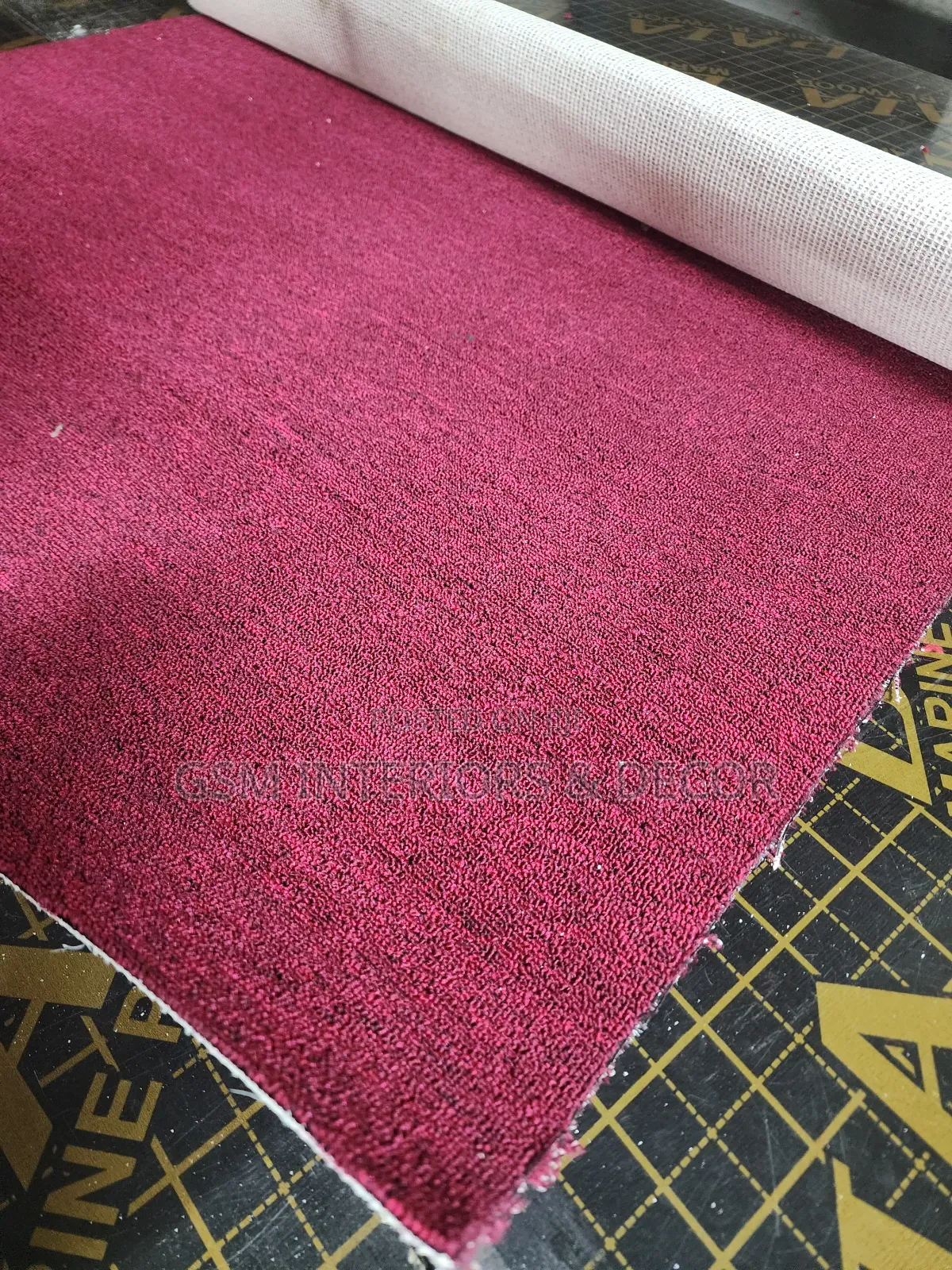 Wall to Wall Office Carpets in Tame Maroon
