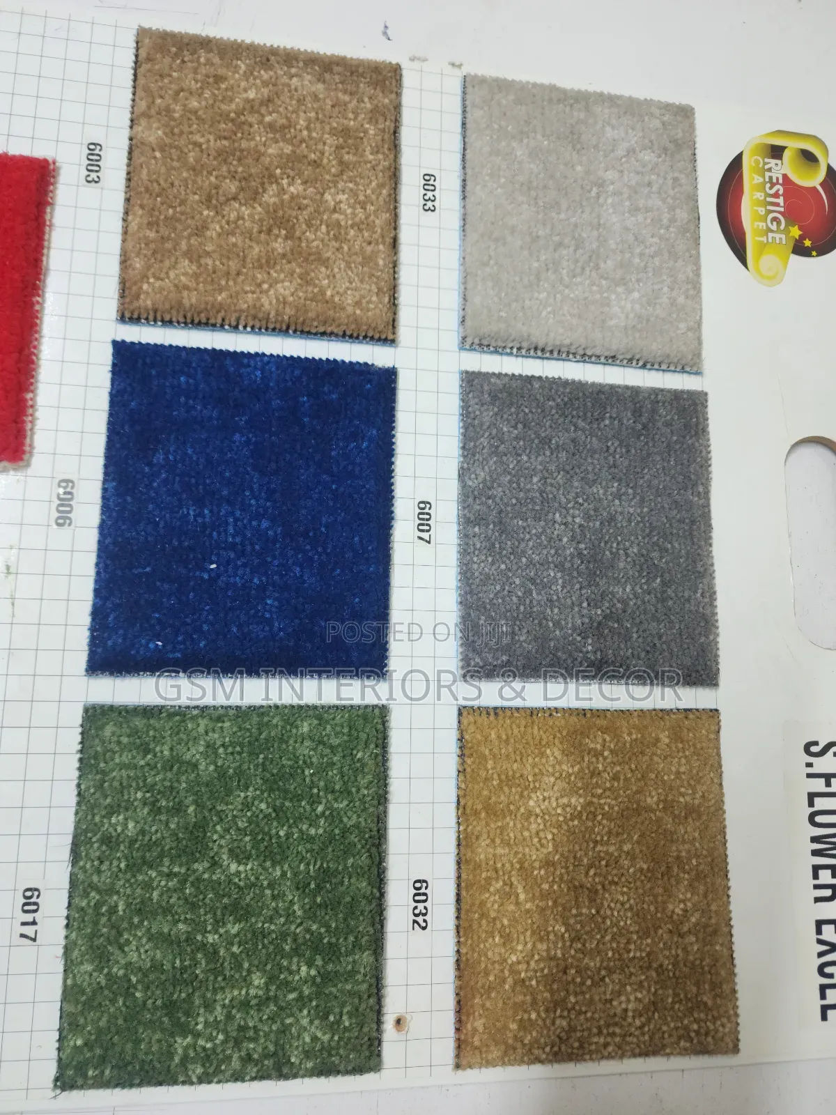 Red Office Carpets in Wall to Wall Large Carpetz