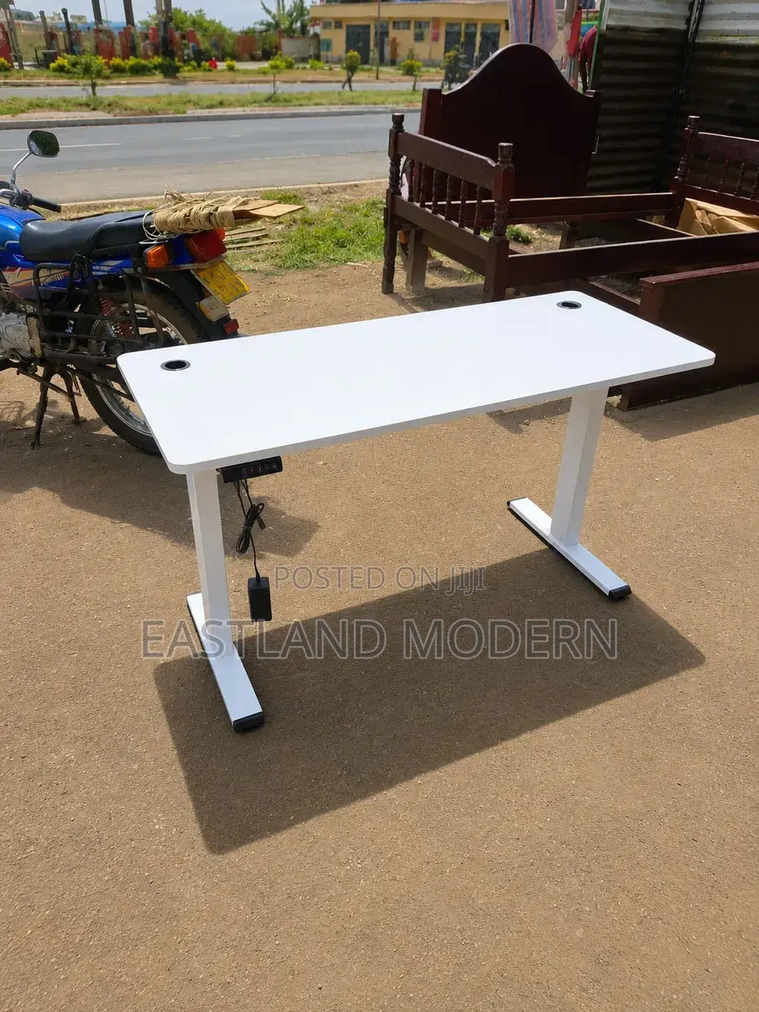 Electric Height Adjustable Office Desk 140cm | Sit Stand Desk Kenya