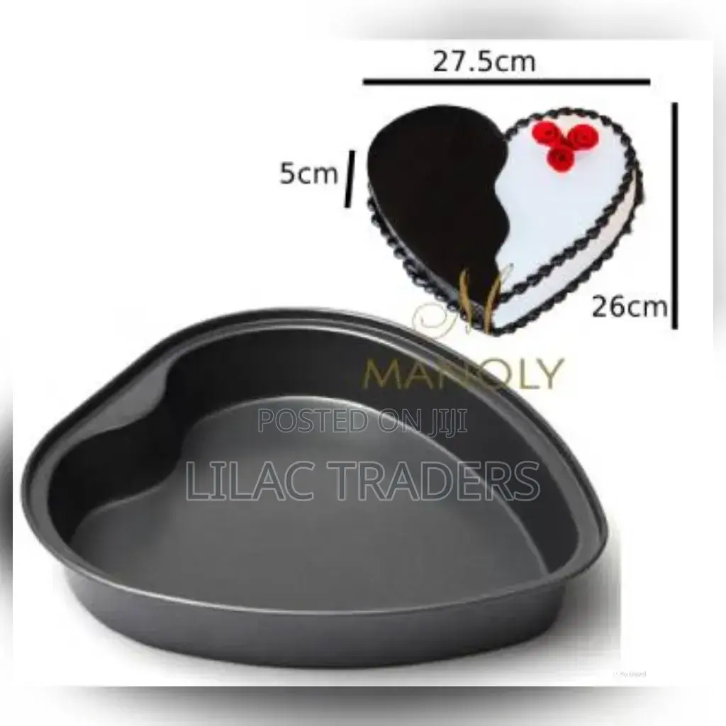 Non Stick Heart Baking Tin