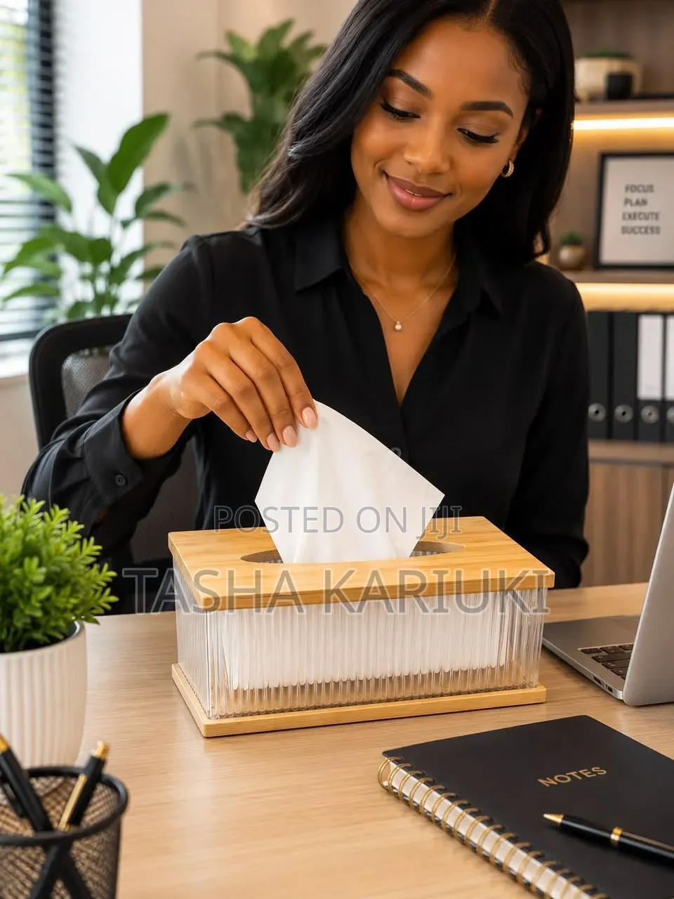 Bamboo Serviette Holder