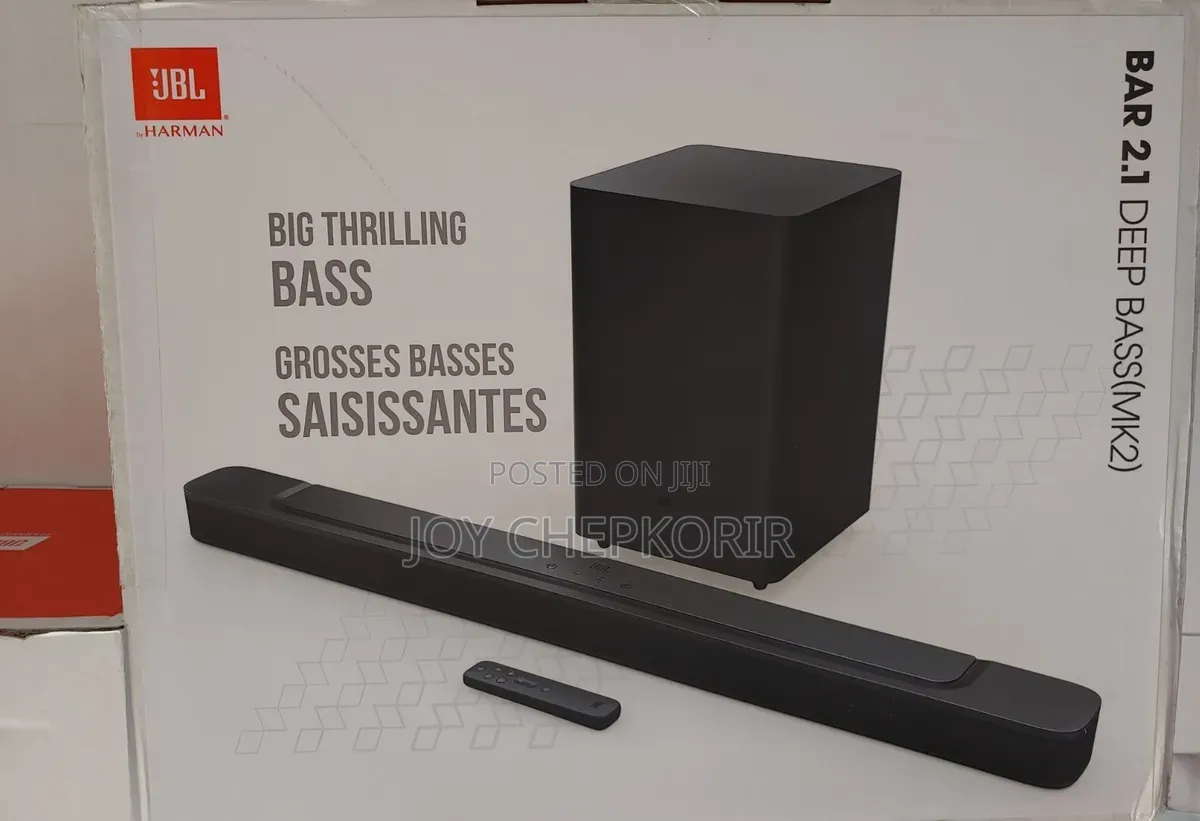 JBL Bar 2.1 MK2 Soundbar With Wireless Subwoofer