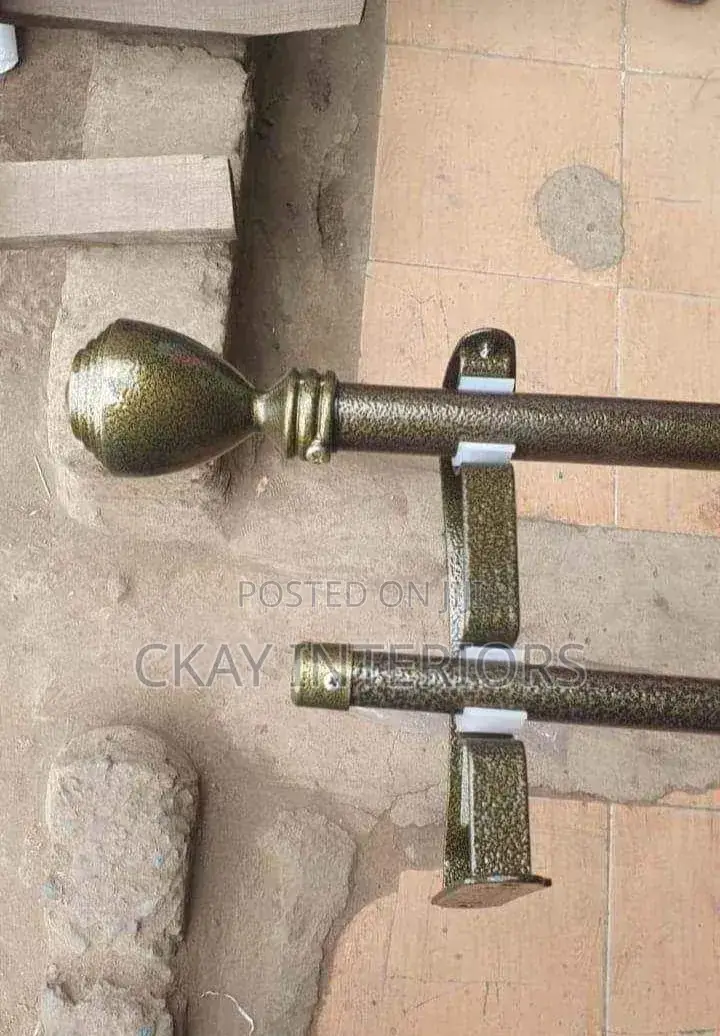 Beauty From Side to Side Powder Coated Window Curtain Rods