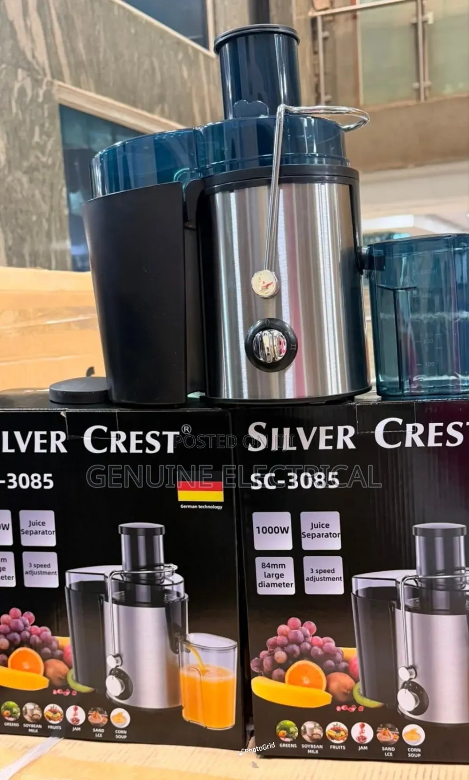 New 1000watts Silvercrest Juicer /Juice Extractor SN/2