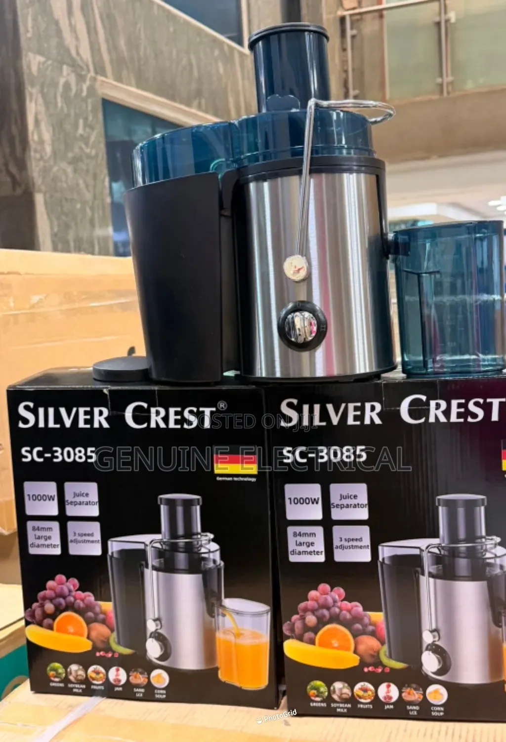 New 1000watts Silvercrest Juicer /Juice Extractor SN/2
