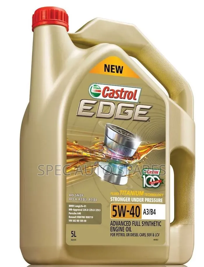 Castrol Oil 5litre 5w40 Titanium