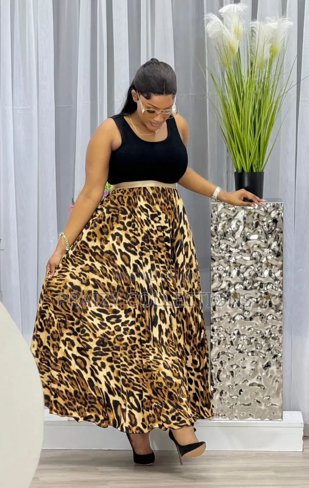 Animal Print Free Size Skirt