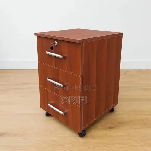 Office Cabinet : Wooden 3-Drawer Storage Cabinet