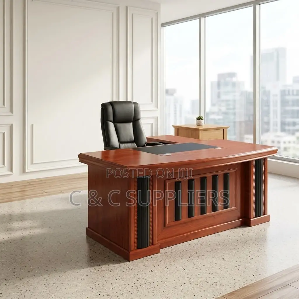 Executive 180cm L-Shaped Office Desk.