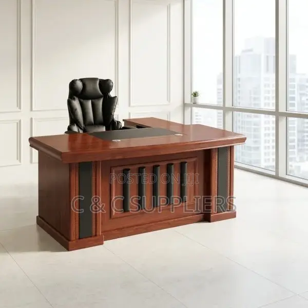 Executive 180cm L-Shaped Office Desk.