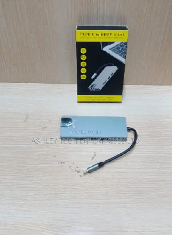 Type-C USB Hub 8-in-1 High-Speed Multiport Adapter