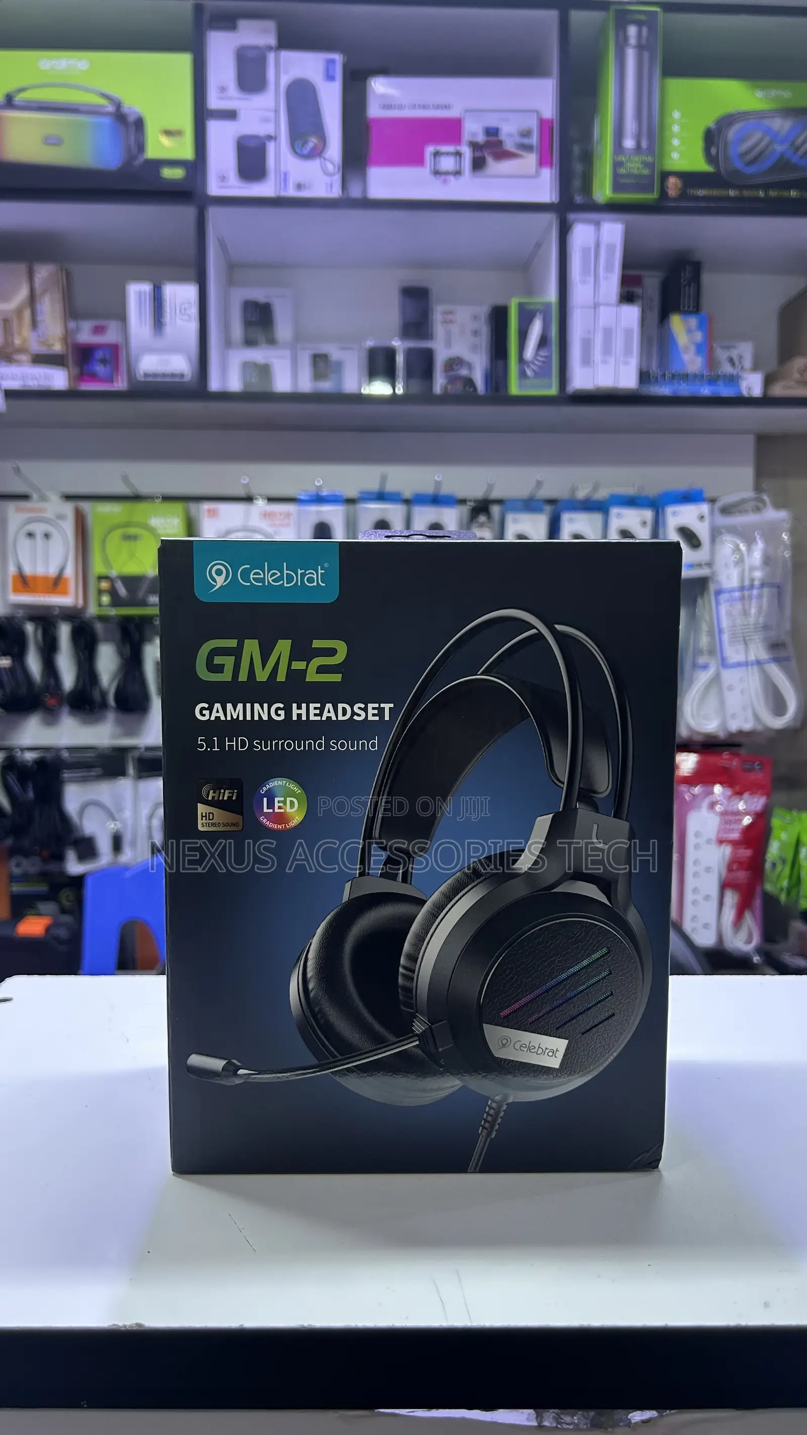 Celebrat GM-2 Noise Cancelling Gaming Headset With Bass