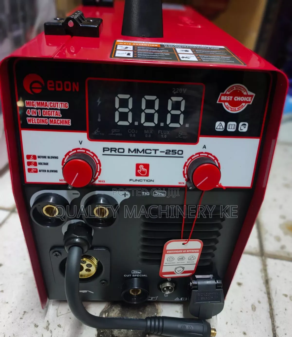Durabke Edon Pro (MMTC )
MIG/MMA/CUT/TIG-250 4in 1 Welding Machine