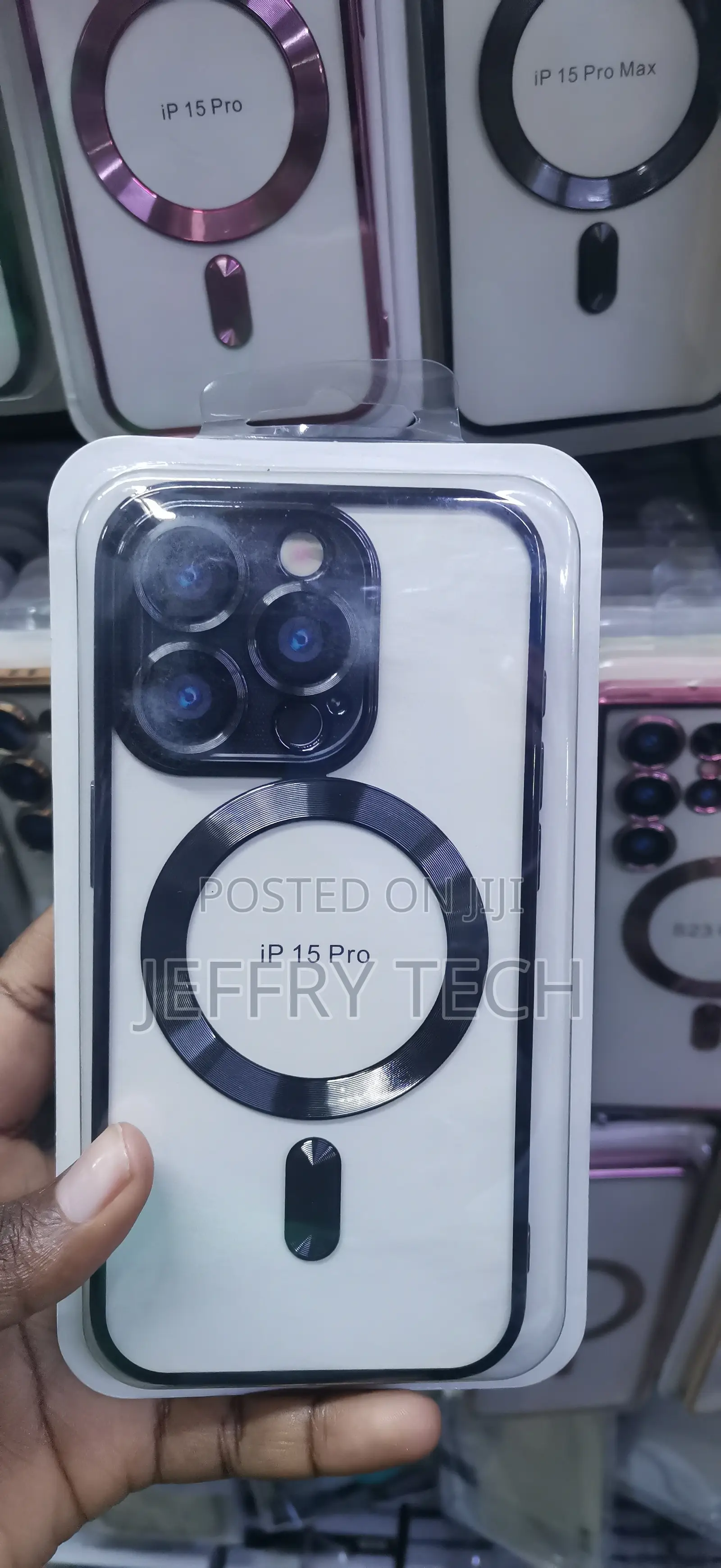Clear Magnetic MagSafe Phone Case Designed for the iPhone 15