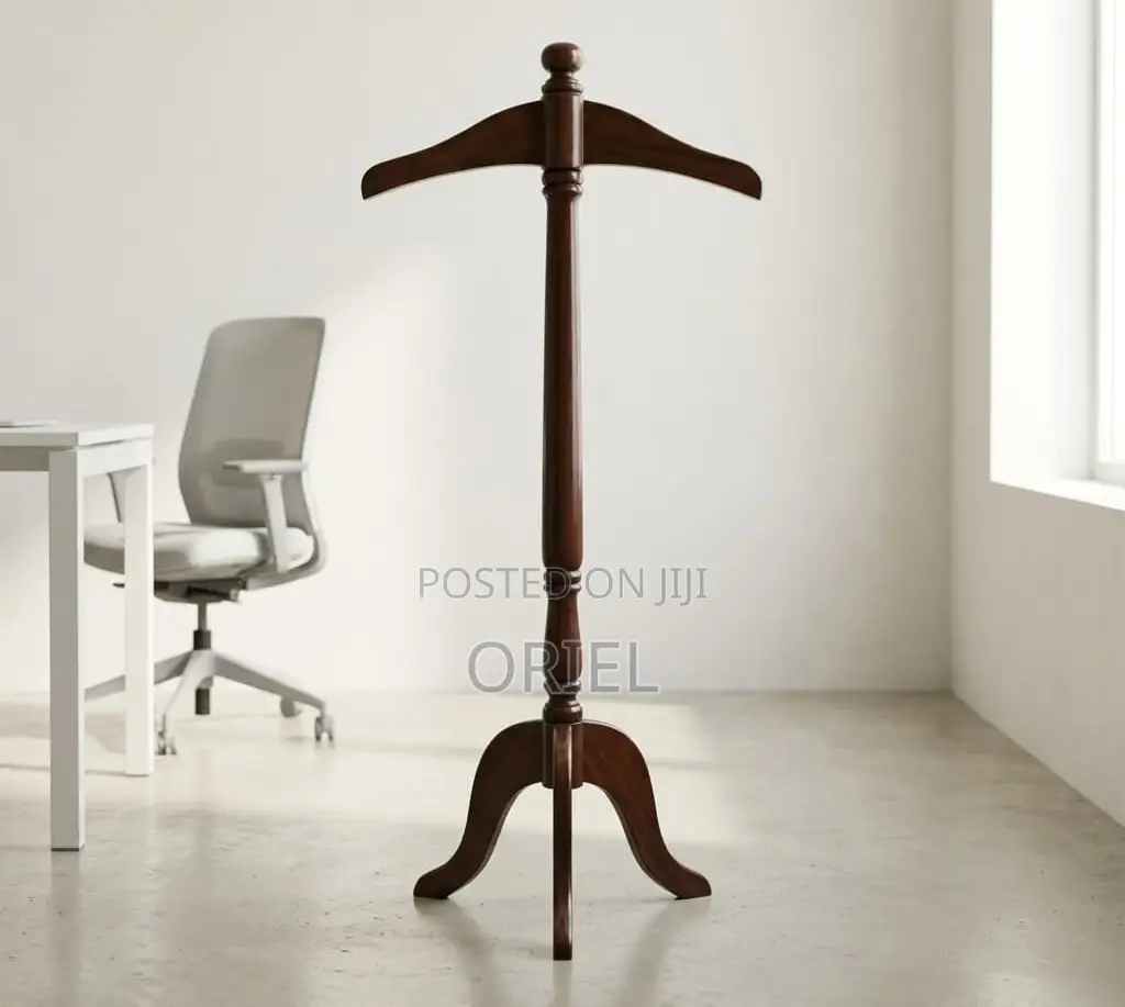 Office Coat Hanger : Wooden Office Coat Hanger Stand