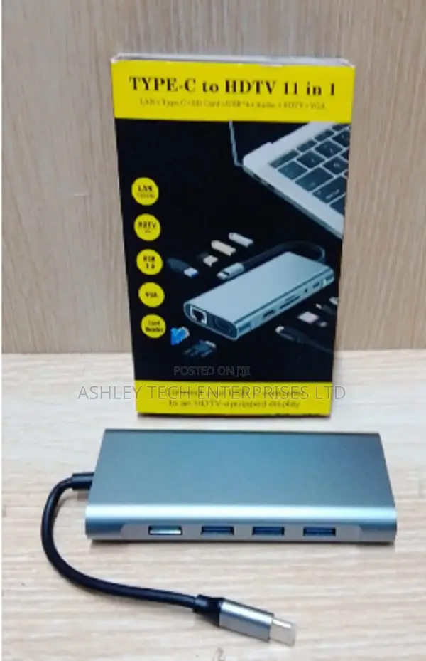 Professional USB-C 11-in-1 Hub for Productivity Entertainment