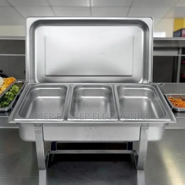 Discounted Prices 11L Stainless Steel Triple Chafing Dish