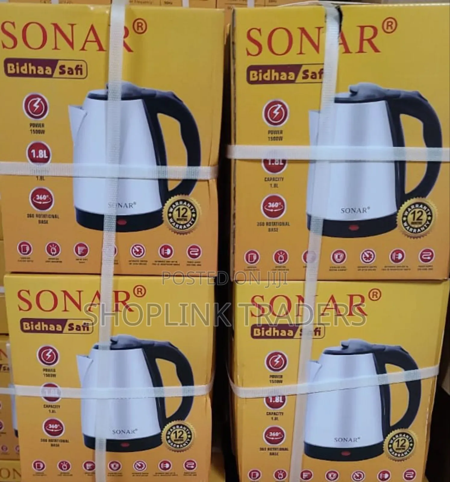 Electric Kettle Sonar 1.8liters