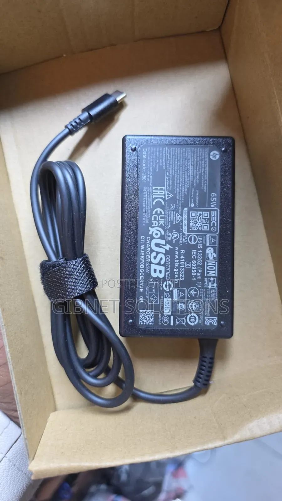 HP Type C 65w Laptop Adapter