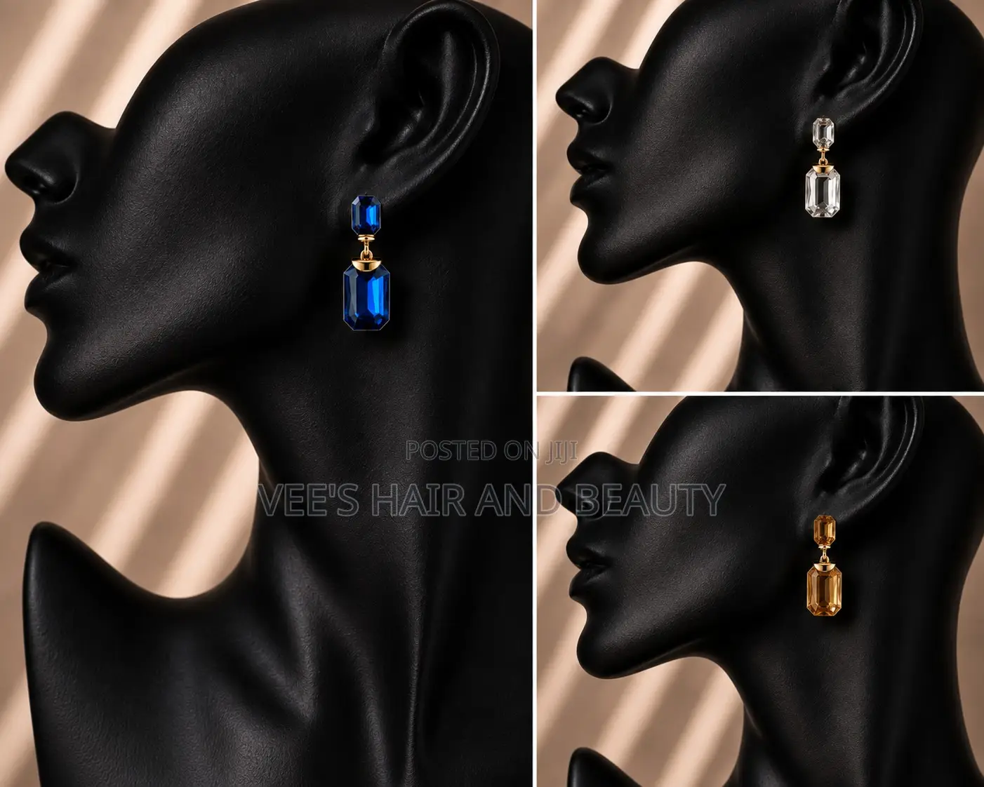 Occasion Crystal Gem Earrings | Statement Earrings | Women's Jewellery