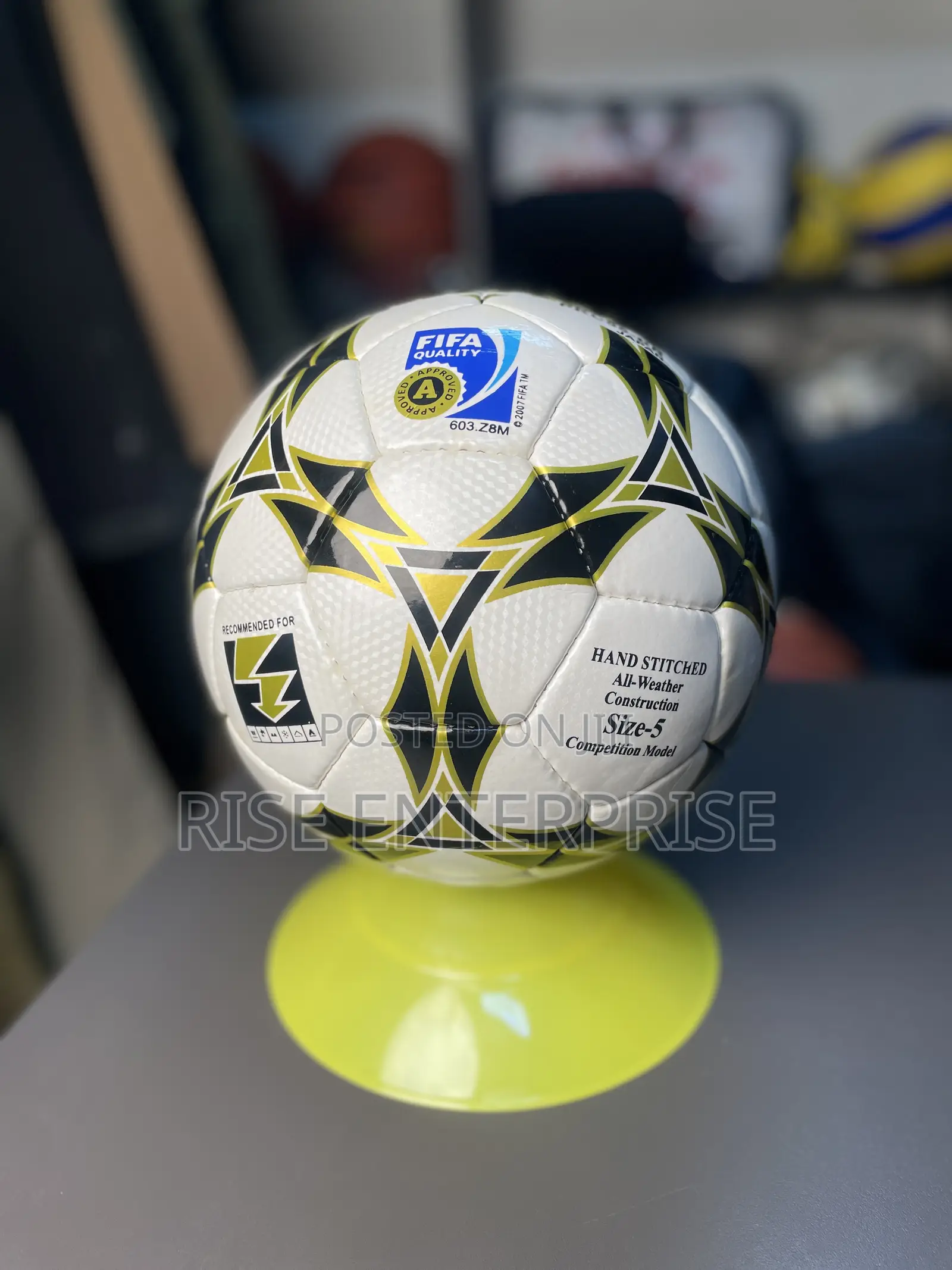 Quality Mikasa PKC55-BR Leather Soccer Ball - Brand New Size 5