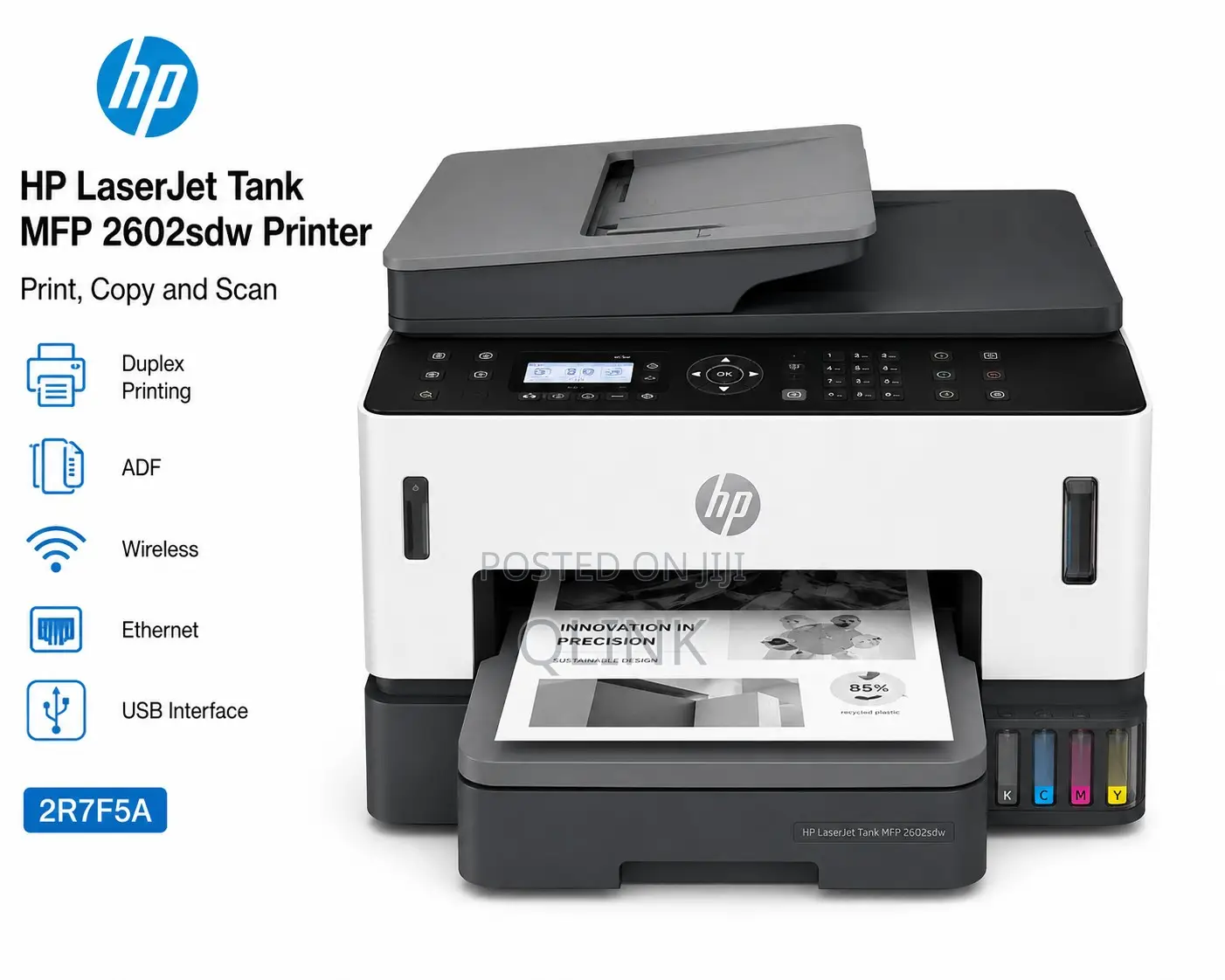 HP LaserJet Tank MFP 2602sdw Printer, Print, Copy and Scan