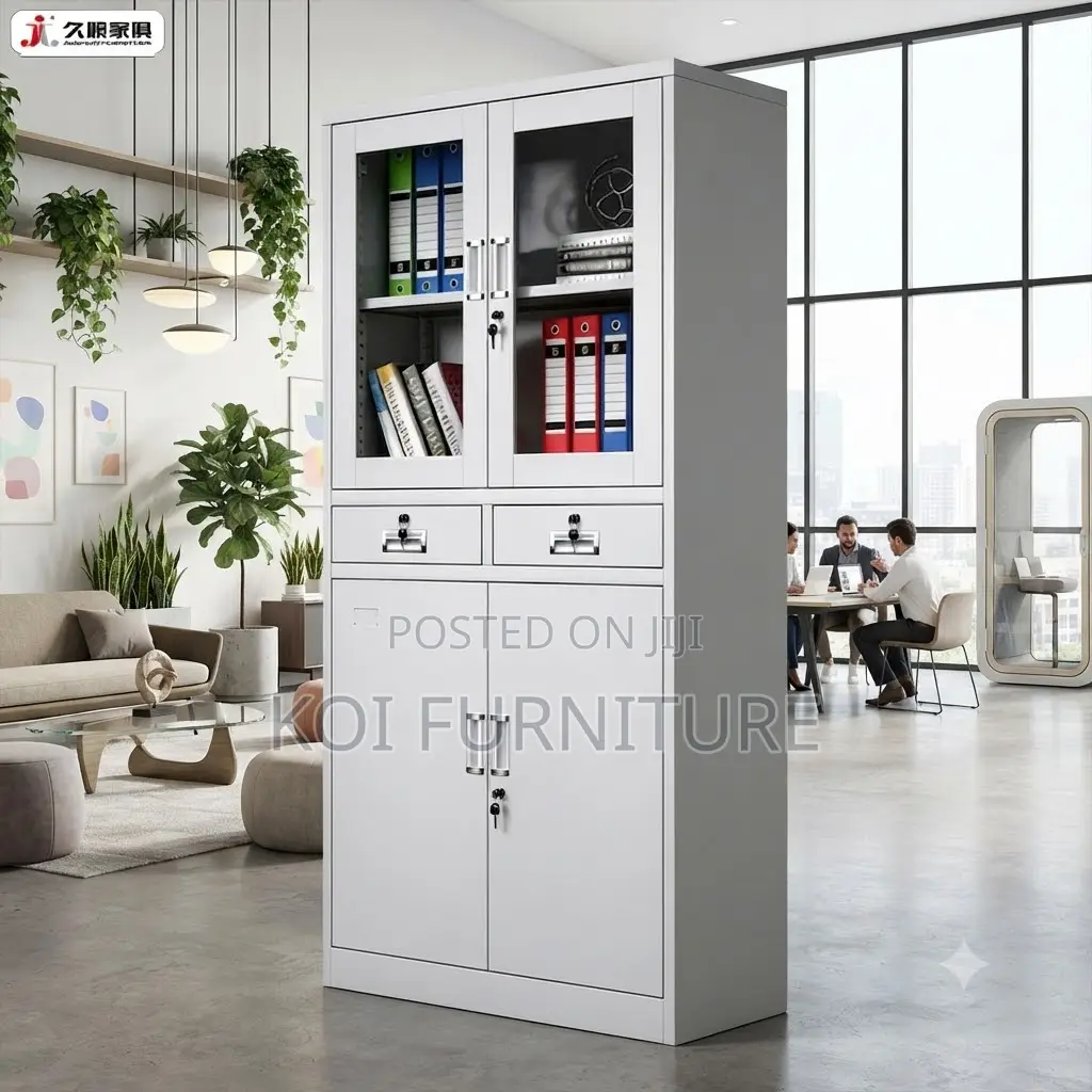 Office Cabinet; Two Doors Filing Storage Lockable Cabinet